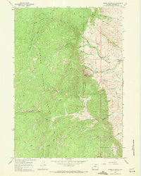 Stone Mountain Wyoming Historical topographic map, 1:24000 scale, 7.5 X 7.5 Minute, Year 1967