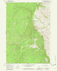 Stone Mountain Wyoming Historical topographic map, 1:24000 scale, 7.5 X 7.5 Minute, Year 1967