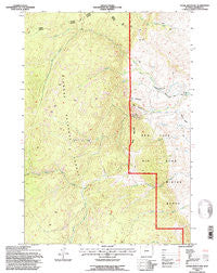 Stone Mountain Wyoming Historical topographic map, 1:24000 scale, 7.5 X 7.5 Minute, Year 1993