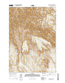 Stone Barn Camp Wyoming Current topographic map, 1:24000 scale, 7.5 X 7.5 Minute, Year 2015