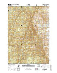 Stone Mountain Wyoming Current topographic map, 1:24000 scale, 7.5 X 7.5 Minute, Year 2015