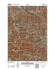 Stoney Point Wyoming Historical topographic map, 1:24000 scale, 7.5 X 7.5 Minute, Year 2012
