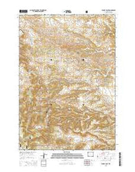 Stoney Point Wyoming Current topographic map, 1:24000 scale, 7.5 X 7.5 Minute, Year 2015