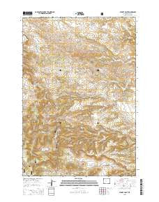 Stoney Point Wyoming Current topographic map, 1:24000 scale, 7.5 X 7.5 Minute, Year 2015