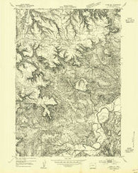 Storm Hill Wyoming Historical topographic map, 1:24000 scale, 7.5 X 7.5 Minute, Year 1954