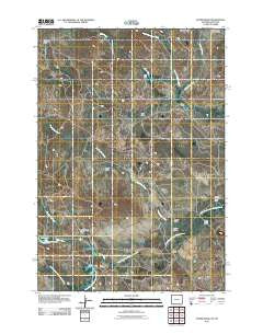 Storm Draw Wyoming Historical topographic map, 1:24000 scale, 7.5 X 7.5 Minute, Year 2011