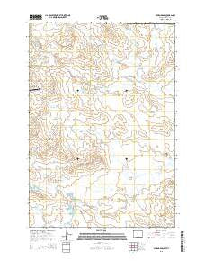Storm Draw Wyoming Current topographic map, 1:24000 scale, 7.5 X 7.5 Minute, Year 2015