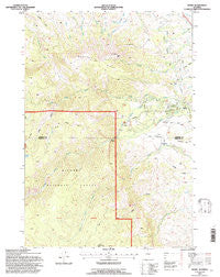 Story Wyoming Historical topographic map, 1:24000 scale, 7.5 X 7.5 Minute, Year 1993