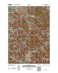 Strawberry Hill Wyoming Historical topographic map, 1:24000 scale, 7.5 X 7.5 Minute, Year 2012
