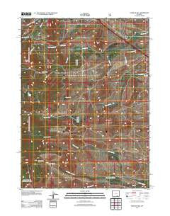 Strouss Hill Wyoming Historical topographic map, 1:24000 scale, 7.5 X 7.5 Minute, Year 2012