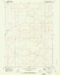 Stud Horse Butte Wyoming Historical topographic map, 1:24000 scale, 7.5 X 7.5 Minute, Year 1969