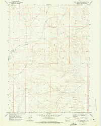 Stud Horse Butte Wyoming Historical topographic map, 1:24000 scale, 7.5 X 7.5 Minute, Year 1969