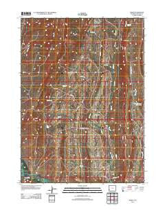 Sublet Wyoming Historical topographic map, 1:24000 scale, 7.5 X 7.5 Minute, Year 2012