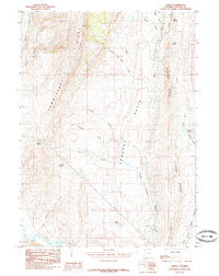 Sublet Wyoming Historical topographic map, 1:24000 scale, 7.5 X 7.5 Minute, Year 1985