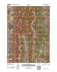 Sublette Canyon Wyoming Historical topographic map, 1:24000 scale, 7.5 X 7.5 Minute, Year 2012