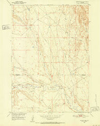 Sucker Dam Wyoming Historical topographic map, 1:24000 scale, 7.5 X 7.5 Minute, Year 1951