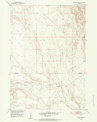 Sucker Dam Wyoming Historical topographic map, 1:24000 scale, 7.5 X 7.5 Minute, Year 1951