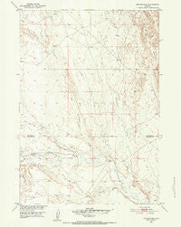 Sucker Dam Wyoming Historical topographic map, 1:24000 scale, 7.5 X 7.5 Minute, Year 1951