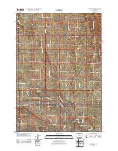 Sucker Dam Wyoming Historical topographic map, 1:24000 scale, 7.5 X 7.5 Minute, Year 2012
