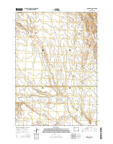 Sucker Dam Wyoming Current topographic map, 1:24000 scale, 7.5 X 7.5 Minute, Year 2015