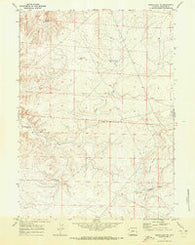 Sugar Loaf NE Wyoming Historical topographic map, 1:24000 scale, 7.5 X 7.5 Minute, Year 1969