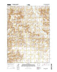 Sugar Loaf NW Wyoming Current topographic map, 1:24000 scale, 7.5 X 7.5 Minute, Year 2015