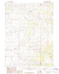 Sugarloaf Basin Wyoming Historical topographic map, 1:24000 scale, 7.5 X 7.5 Minute, Year 1987