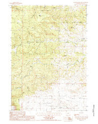 Sugarloaf Mountain Wyoming Historical topographic map, 1:24000 scale, 7.5 X 7.5 Minute, Year 1984
