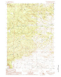 Sugarloaf Mountain Wyoming Historical topographic map, 1:24000 scale, 7.5 X 7.5 Minute, Year 1984