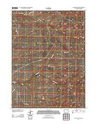 Sugarloaf Basin Wyoming Historical topographic map, 1:24000 scale, 7.5 X 7.5 Minute, Year 2012