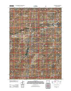 Suicide Hill Wyoming Historical topographic map, 1:24000 scale, 7.5 X 7.5 Minute, Year 2012