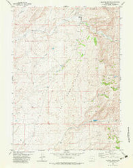 Sulphur Springs Wyoming Historical topographic map, 1:24000 scale, 7.5 X 7.5 Minute, Year 1982