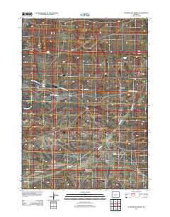 Sulphur Bar Spring Wyoming Historical topographic map, 1:24000 scale, 7.5 X 7.5 Minute, Year 2012