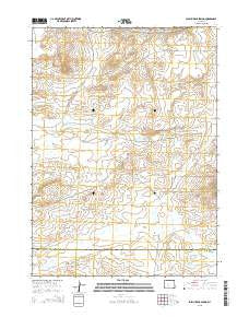 Sulphur Bar Spring Wyoming Current topographic map, 1:24000 scale, 7.5 X 7.5 Minute, Year 2015