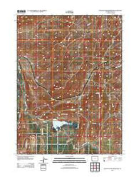 Sulphur Creek Reservoir Wyoming Historical topographic map, 1:24000 scale, 7.5 X 7.5 Minute, Year 2012
