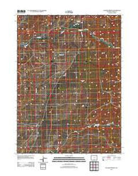 Sulphur Springs Wyoming Historical topographic map, 1:24000 scale, 7.5 X 7.5 Minute, Year 2012