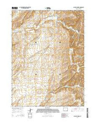 Sulphur Springs Wyoming Current topographic map, 1:24000 scale, 7.5 X 7.5 Minute, Year 2015