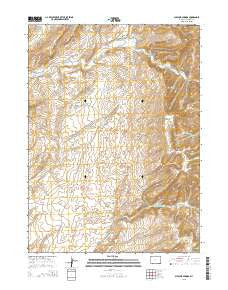 Sulphur Springs Wyoming Current topographic map, 1:24000 scale, 7.5 X 7.5 Minute, Year 2015