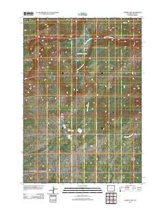 Summit Lake Wyoming Historical topographic map, 1:24000 scale, 7.5 X 7.5 Minute, Year 2012