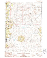 Sundance East Wyoming Historical topographic map, 1:24000 scale, 7.5 X 7.5 Minute, Year 1984