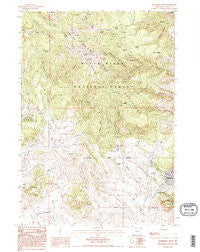 Sundance West Wyoming Historical topographic map, 1:24000 scale, 7.5 X 7.5 Minute, Year 1984