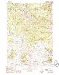 Sundance West Wyoming Historical topographic map, 1:24000 scale, 7.5 X 7.5 Minute, Year 1984