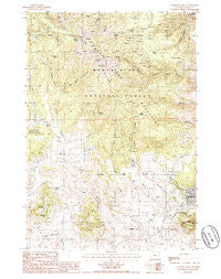Sundance West Wyoming Historical topographic map, 1:24000 scale, 7.5 X 7.5 Minute, Year 1984