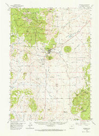 Sundance Wyoming Historical topographic map, 1:62500 scale, 15 X 15 Minute, Year 1958