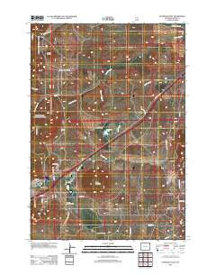 Sundance East Wyoming Historical topographic map, 1:24000 scale, 7.5 X 7.5 Minute, Year 2012