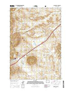 Sundance East Wyoming Current topographic map, 1:24000 scale, 7.5 X 7.5 Minute, Year 2015