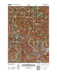 Sundance West Wyoming Historical topographic map, 1:24000 scale, 7.5 X 7.5 Minute, Year 2012
