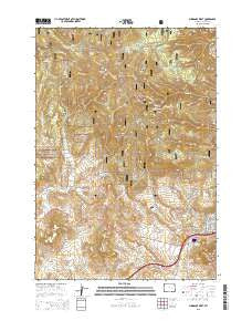 Sundance West Wyoming Current topographic map, 1:24000 scale, 7.5 X 7.5 Minute, Year 2015
