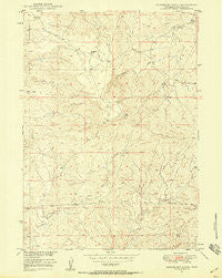 Sundquist Ranch Wyoming Historical topographic map, 1:24000 scale, 7.5 X 7.5 Minute, Year 1949
