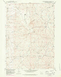 Sundquist Ranch Wyoming Historical topographic map, 1:24000 scale, 7.5 X 7.5 Minute, Year 1949
